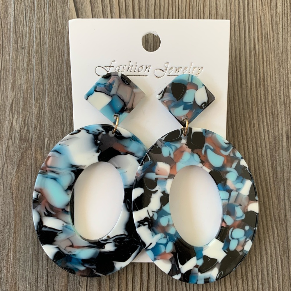 Acrylic Statement Earring
